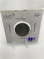 1917-S Buffalo Nickel AG