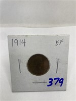 1914 Lincoln Cent XF