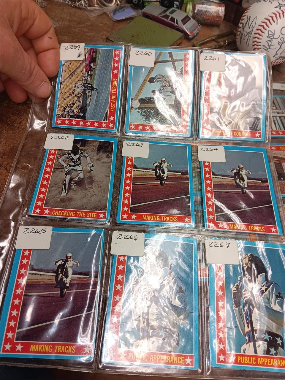 Evel Knievel Trading Cards