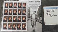 $6.40 FACE VALUE JAMES DEAN US STAMPS - USABLE