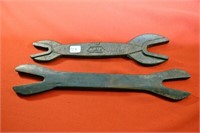 TWO ALLIGATOR WRENCHES