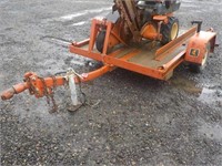 2008 Ditch Witch Single Axle Trailer