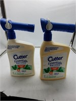 2 cutter bug control bottles