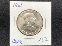 1963 Franklin Half Dollar