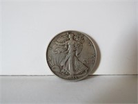 1945 US HALF DOLLAR SILVER COIN