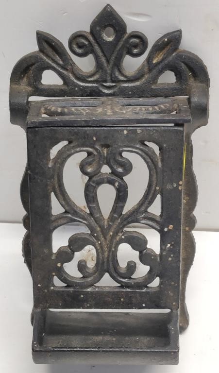 Cast Iron Match Dispenser