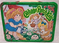 VINTAGE 1983 CABBAGE PATCH KIDS LUNCH BOX METAL