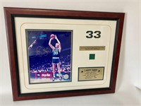 Larry Bird Hand Signed  Picture 1991-92 game. 20.5