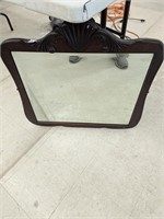Older Walnut Framed Mirror