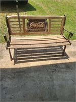 Awesome vintage Coca Cola Bench