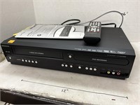 VHS / DVD Player w/ Remote