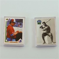 Fifty (50) Baseball Cards in Plastic Cases