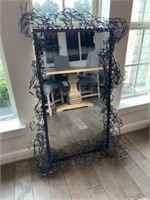 TWISTED WIRE MIRROR