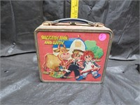 Vintage 1973 Raggedy Ann Aladdin Lunch Box