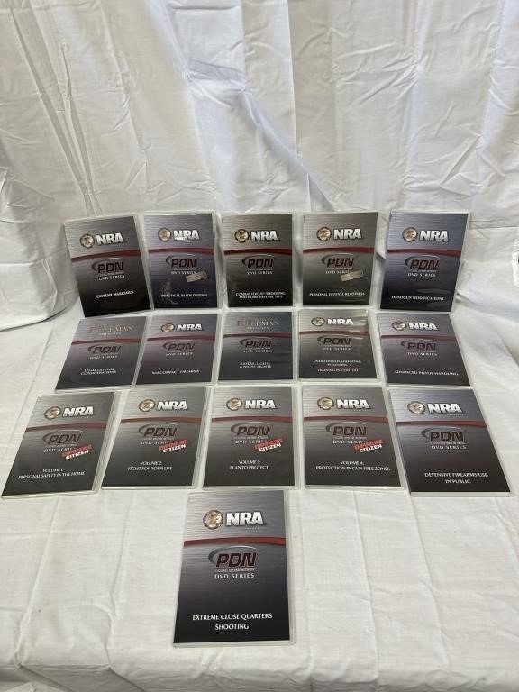 16 NRA Gun Series DVD's - Shooting, Defense & More