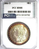 1904-O Morgan PCI MS-66