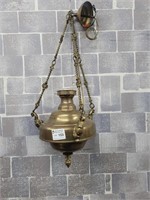 Vintage Brass vintage hanging light ficture