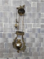 Vintage Brass vintage hanging light ficture