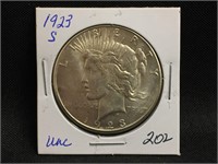 1923S Peace Dollar