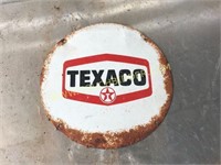 6" Texaco fuel pump tin sign