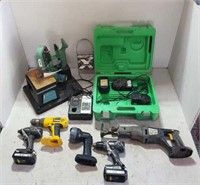 Assorted Battery Operated Tools - Batteries Bad
