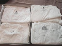 17 hanes comfort tee mens white tshirts size