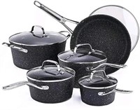 Open Box Heritage The Rock Cookware Set 10 Pieces