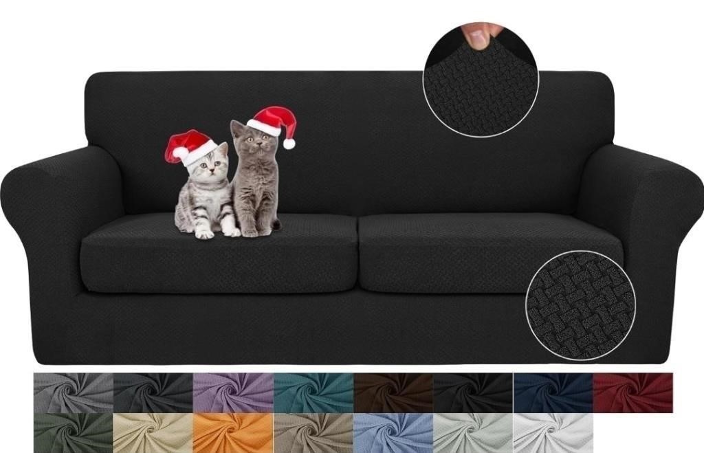 (New) JIVINER Newest 3 Pieces Couch Covers for 2