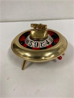 Brass lighter in Roulette game
