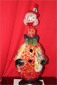 A Murano? Art Glass Clown Decanter