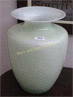 Very Large Pale Green Glass Vase