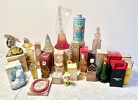 Large group boxed Avon cologne & collectibles