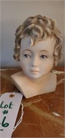 Ceramica Excelsis bust 8 5/8 in tall