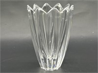 Corona by Orrefors Swedish Crystal Flower Vase