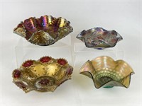 Selection of Carnival Glass and More