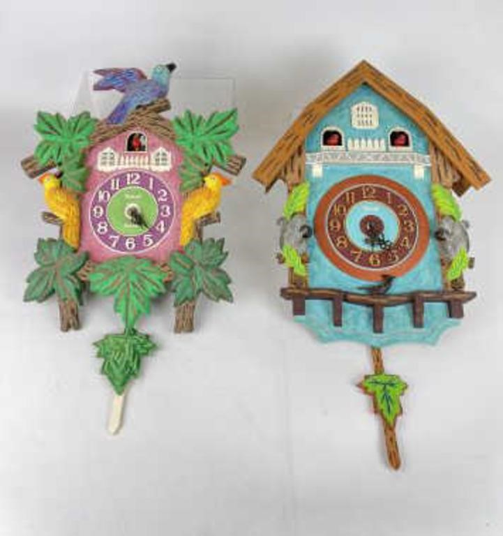 Vintage Telesonic Cuckoo Clocks