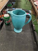 Turquoise Fiesta Blue Pitcher
