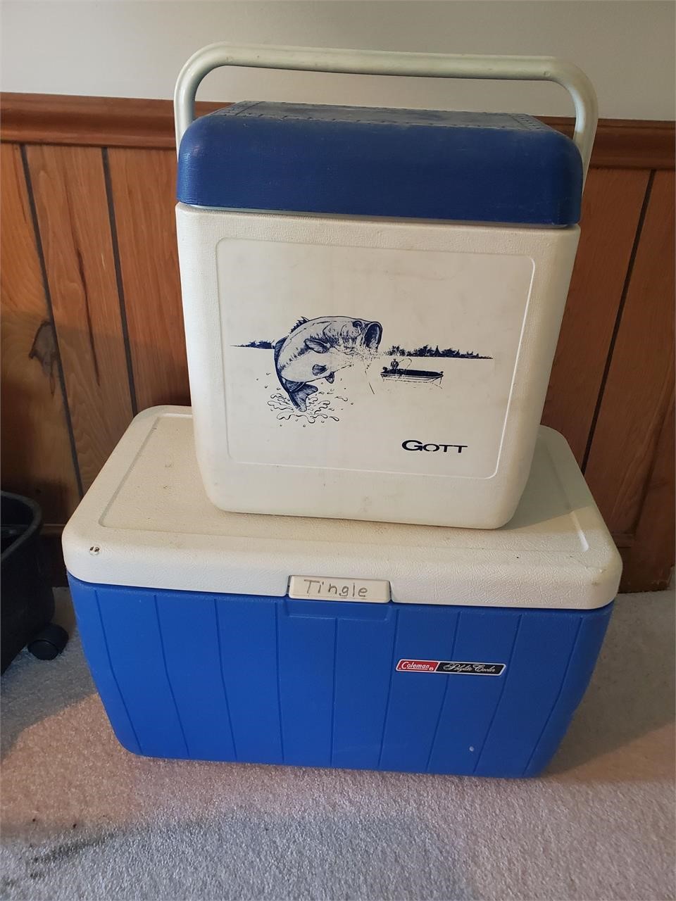 Coleman and Gott coolers