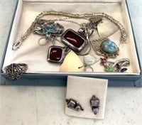 Assorted All Marked Sterling 925 Jewelry