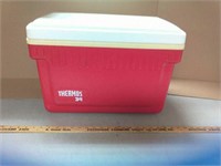 Thermos 34 red plastic cooler