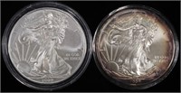 (2) 2009 AMERICAN SILVER EAGLES