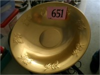 GOLD TONE ALUMINUM BOWL