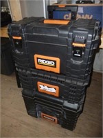 Ridgid Rolling Stacking Tool Caddy Case
