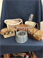 Decorative Baskets Lot of 6