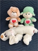 Collectible Care Bears and Pound Puppies Lot of 3