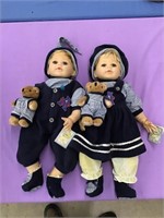 Cathay Depot Twin Vinyl Dolls Boy and Girl Life