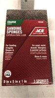 3 New Ace Sanding Sponges