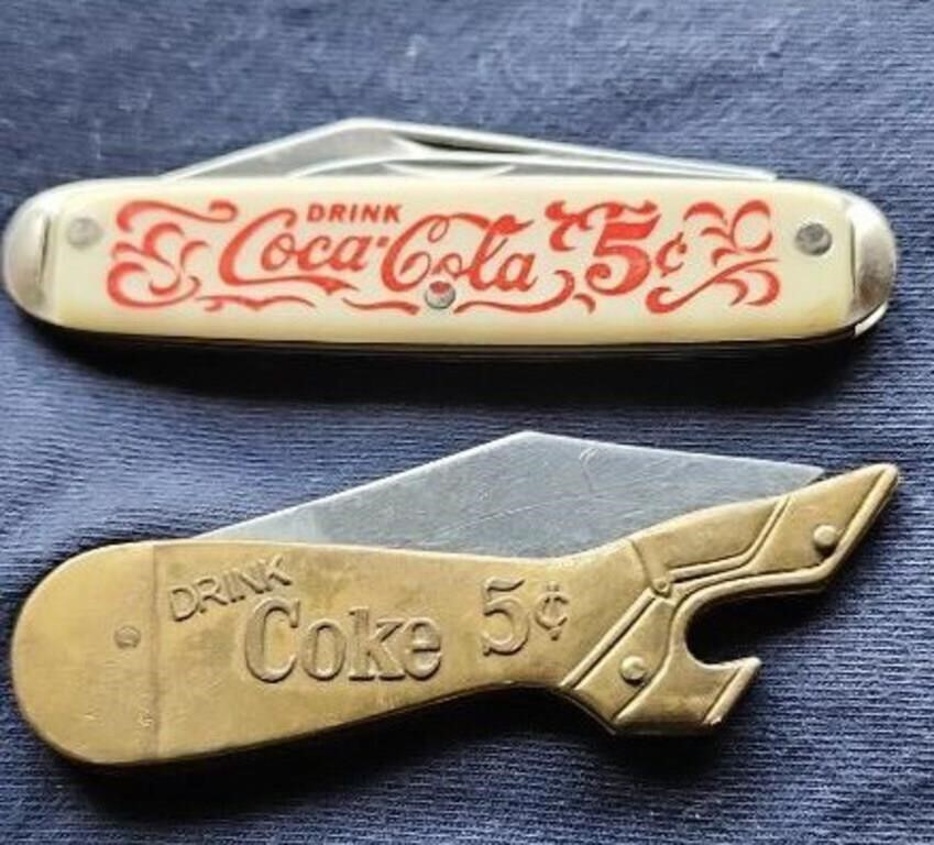 Coca-Cola knife pair
