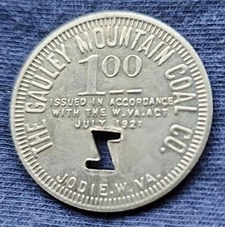 The Gauley Mountain Coal Co. Jodie WV 1 dollar