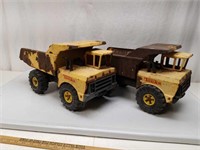 Vintage Tonka Dump Trucks With Metal Bodies